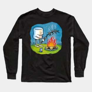 Happy Camper – Roasting Marshmallow Long Sleeve T-Shirt